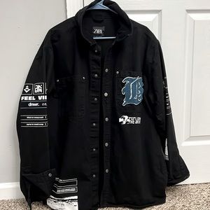 ZARA JEAN JACKET CUSTOM KQ